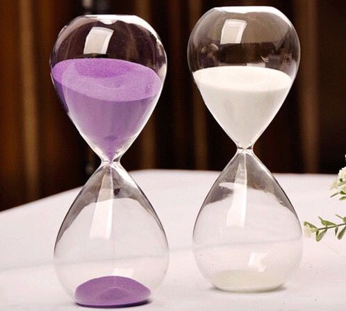 Borosilicate glass Hourglass Sand Timer For Office, Study, Home Decor and Time Management