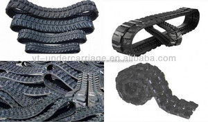 Chaussures à piste en caoutchouc pour mini pelle, semelle de bande en caoutchouc, à vendre - Product Image 2