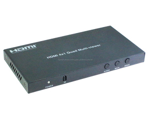 2017 nuevo y caliente 1.4 v 4 Puertos Hdmi Switcher Quad cinco Modos de Multi-Viewer Sin Fisuras Con Ir Remoto Inalámbrico RS232 - Product Image 1