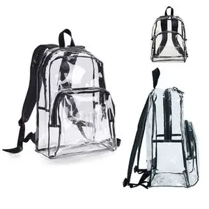 Mochila De pvc transparente fresca, bolsa de mochila de pvc transparente, mochila de plástico transparente de pvc