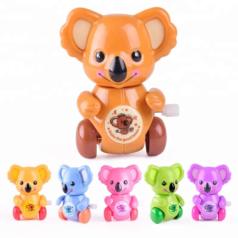 Оптовая продажа, гаджет, Мультяшные игрушки Koala, пластиковый мини-медведь, заводные игрушки