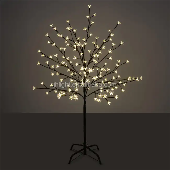 Renk değiştiren led kiraz çiçeği kiraz topu ağaç ışık, açık led ağacı ışıkları