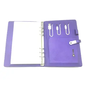 Nieuwe Ontwerp Multifunctionele Planner Dagboek Notebook Met Power Bank En Usb