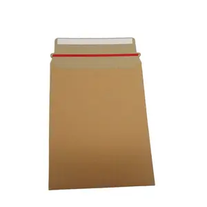 再生硬纸 B6 棕色普通信封与密封和 Peal 回收信封印刷纸板信封信封
