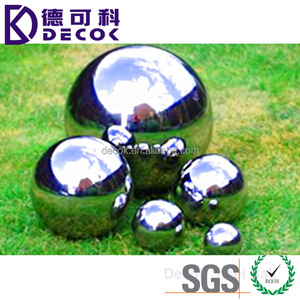 Esfera Decorativa de Acero Inoxidable Inox de 80 mm, 50 cm, 316, Pulida y Cepillada, Pequeña, Grande, para Jardín - Product Image 5