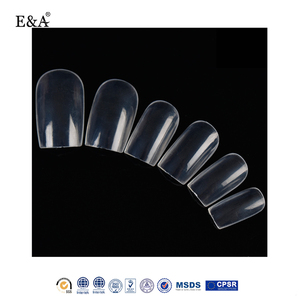 Ea-Kit de <span class=keywords><strong>uñas</strong></span> acrílicas, cobertura completa, puntas acrílicas curvadas, <span class=keywords><strong>uñas</strong></span> postizas personalizadas <span class=keywords><strong>transparentes</strong></span> - Product Image 4