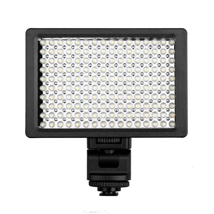 Yüksek kaliteli HD160 LED Video Lamba Işık 1280LM 5600 K/3200 K Dim Lamba HD-160 flaş ışığı doldurun