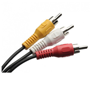 Original Xiaomi AV Cable de 3.5mm a RCA AV Audio Video Cable 1.5 m Negro para Xiaomi mi TV Box 3 - Product Image 2