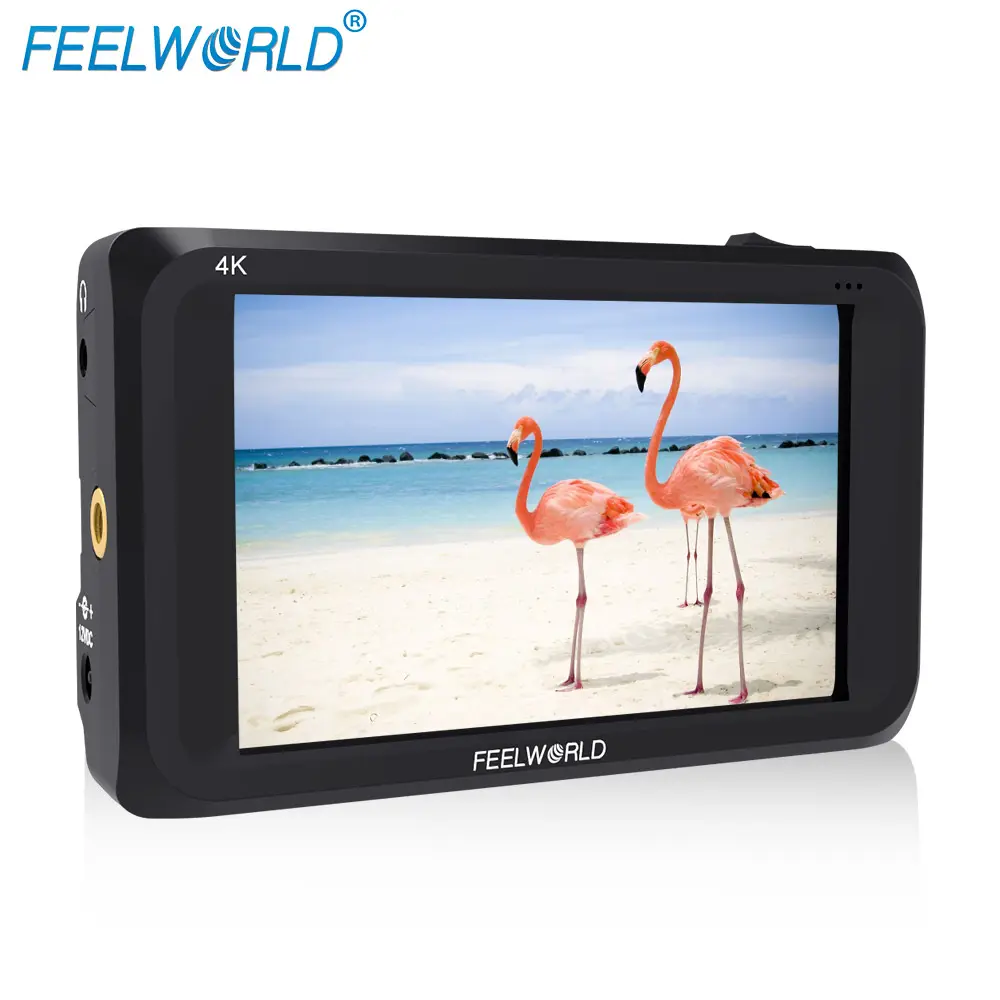 FEELWORLD 4.5 pollici portatile DSLR Camera 4K HDMI 3G SDI monitor di