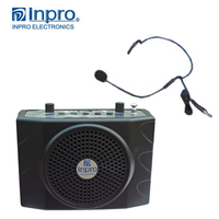 INPRO PL-605 Amplificateur de puissance stéréo miniature 20W ABS sans fil 1 canal Son standard numérique portable 50Hz-10kHz 92dB