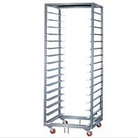 Chariot de refroidissement pour serveur en acier inoxydable, étagère pour plateaux de cuisson