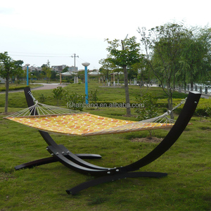 Chaise de <span class=keywords><strong>hamac</strong></span> en <span class=keywords><strong>bois</strong></span>, mobilier d'extérieur pour jardin, Patio, position libre, Arc incurvé, 2 places, ensemble d'arrière-cour - Product Image 5