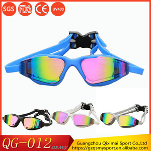 नवीनतम आगमन कस्टम डिजाइन वाटरप्रूफ व्यापक दृष्टि रंगीन एंटी कोहरे Uv400 तैरने गोल्स - Product Image 3