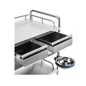 Ziekenhuis Chirurgische Instrument <span class=keywords><strong>Trolley</strong></span> Roestvrij Staal <span class=keywords><strong>Dressing</strong></span> <span class=keywords><strong>Trolley</strong></span> - Product Image 3