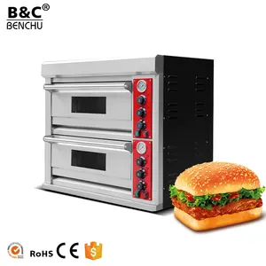EGO Temperature Control Quick Heating Baking Oven / Stainless Steel Electric Pizza Oven for Sale