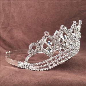 Couronne personnalisée en strass pour femme, couronne de spectacle, bijou de Contour réglable en cristal, <span class=keywords><strong>diadème</strong></span>, 2/4 pouces - Product Image 6