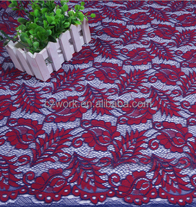 De gama alta de mano de obra fina elegante <span class=keywords><strong>tul</strong></span> de malla bordado de <span class=keywords><strong>tela</strong></span> de encaje de la boda - Product Image 5
