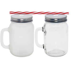 Tarro <span class=keywords><strong>de</strong></span> <span class=keywords><strong>vidrio</strong></span> <span class=keywords><strong>de</strong></span> 16 oz <span class=keywords><strong>con</strong></span> <span class=keywords><strong>tapa</strong></span> <span class=keywords><strong>de</strong></span> <span class=keywords><strong>Asa</strong></span> <span class=keywords><strong>y</strong></span> pajita, <span class=keywords><strong>tarros</strong></span> <span class=keywords><strong>de</strong></span> café <span class=keywords><strong>y</strong></span> té para sublimación - Product Image 5