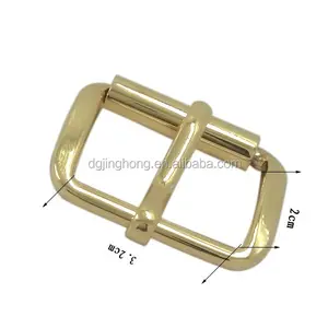 Light gold unique high quality metal belt buckle for handbags