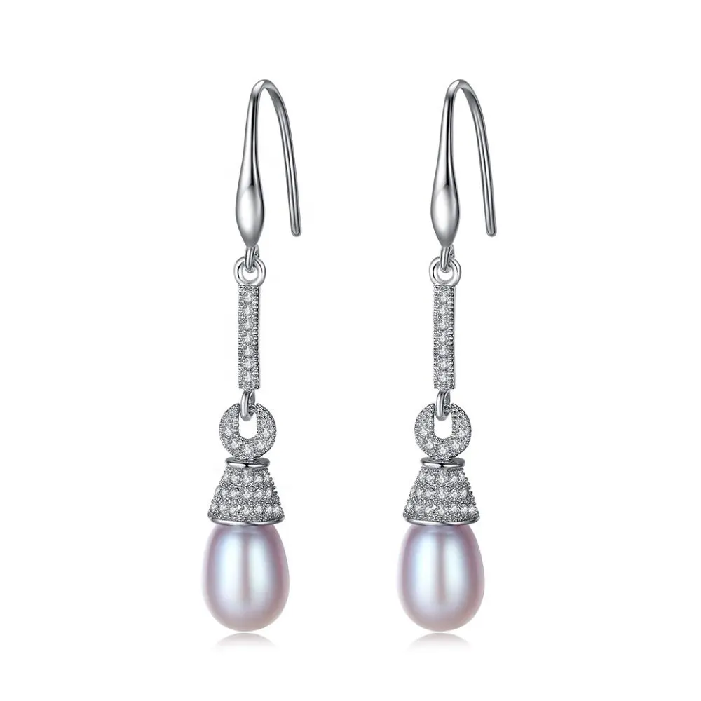 Серебряные большие свадебные серьги CZCITY, длинные модные ювелирные изделия из стерлингового серебра 2021 пробы, Модные Роскошные необычные серьги