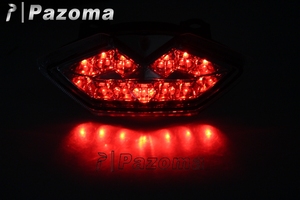 Pazoma cola de <span class=keywords><strong>la</strong></span> motocicleta led ajuste con señal de vuelta para Kawasaki <span class=keywords><strong>Z1000</strong></span> Ninja 1000 Versys 2010-2013 - Product Image 4
