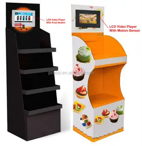 7" digital video photo/7 inch advertising player,floor display stands