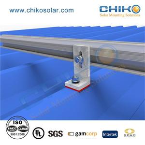Cao Hiệu Quả Tin Gạch Mái Móc Và Năng Lượng Mặt Trời Bảng Điều Khiển Khung Trên Mái Nhà 10 Năm Hợp Kim Nhôm/Thép Không Gỉ 1.8KN / M2 60 Mét/giây - Product Image 4