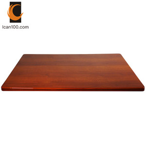 Bàn Ăn Nội Thất Nhà Hàng Trong Nhà Với Gỗ Hạt Nhựa Bảng Top - Product Image 1