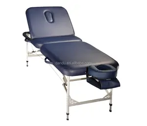 Mt Vigor-Deco China Factory Custom Steel Aluminum Foldable Metal Steel Massage Table Spa Bed Tattoo Table Aluminum