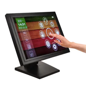 1280*1024 Resolution Resistive Touchscreen Monitor 17 Inch USB LCD Touch Screen Monitor