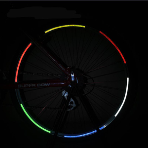 YOUME Vélo Réflecteur Fluorescent <span class=keywords><strong>VTT</strong></span> Vélo Vélo Autocollant Vélo Jante Réfléchissante Autocollants Accessoires - Product Image 3