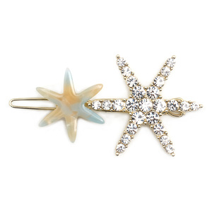 Haute Qualité Étoile De Mer En Cristal Acrylique pinces à cheveux pour femmes Acétate épingles à cheveux écaille de tortue Cheveux Accessoires - Product Image 2
