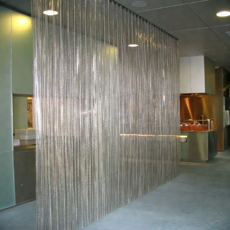 Декоративные подвесные металлические занавески, украшенные бисером, дверь, окно, стена