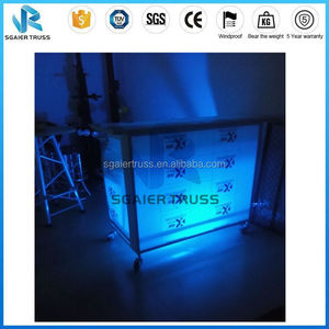 Sgaier LED iluminado <span class=keywords><strong>Bar</strong></span> portátil sobre ruedas - Product Image 4