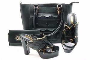 AB5680 Women Designer <strong>Ladies</strong> Matching <strong>Italian</strong> African <strong>Shoes</strong> and Bag Set for Nigeria Party - Product Image 3