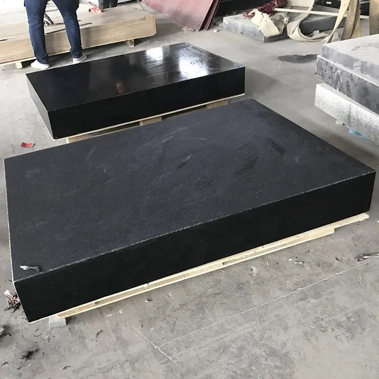 Meja granit Platform marmer Jinan buatan Cina 00 meja pemeriksaan granit presisi dan meja ukur