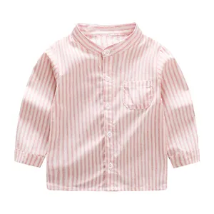 WCF379 Baby kleding Nieuwe lente kleding 2018 kinderen uitloper 1-3 jaar oud gestreepte katoenen shirt blouse
