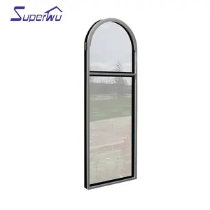 Arch Design AAMA NFRC 2.0mm Thickness Aluminum Fixed Arched Windows