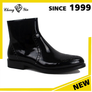Última moda <span class=keywords><strong>hombre</strong></span> botín de piel Guangzhou venta al por mayor brillante superior romano de arranque para <span class=keywords><strong>el</strong></span> <span class=keywords><strong>hombre</strong></span> - Product Image 4