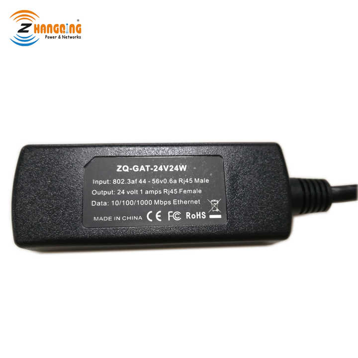 POE-MSPLT-4812P-F | PoE Splitter, 802.3at Input, 12VDC and 48V Passive PoE  Output, Female RJ45, 15W