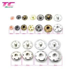 Stock Press Button Custom Sewing Snap Fastener Metal Snap Button Maker