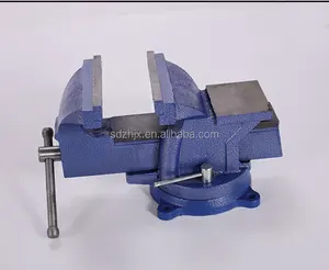 6" Steel Bench Vise with Swivel Base