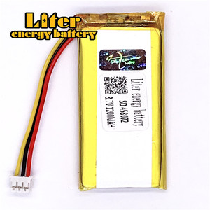 Socket 2.0-3 P 3.7 V 453072 1200 mah factory high quality lithium polymer battery rechargeable li-ion battery lipo - Product Image 2