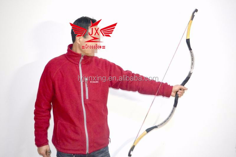 中国伝統弓 JH-KAIYUAN 手作りの狩猟用セット、長さ1.25m