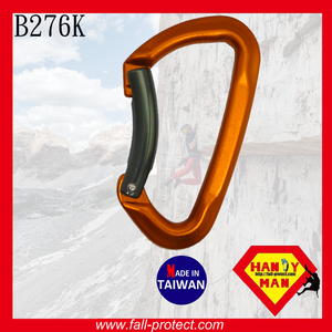 The Rescue Bent Gate Mountain Rock Climbing Hook Aluminum Carabiner - Product Image 3