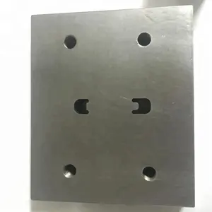 C45 steel square mold parts locating block base fit dowel pins