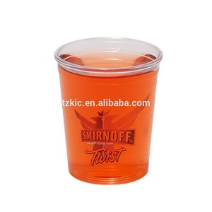 <span class=keywords><strong>Bacardi</strong></span> RUM 2 oz plastic glasses shot's logo stick SHOOTERS PARTY - Product Image 3