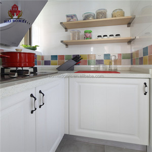 Disegno semplice di tipo aperto colore bianco armadio da <span class=keywords><strong>cucina</strong></span> di figura di U - Product Image 4