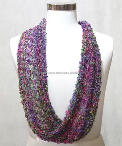 Unisex Purple Rayon <b>Scarf</b>/Shawl/Hijab Pure Viscose Net Floral Printed Smooth Long Style Autumn Latest Design - Product Image 1