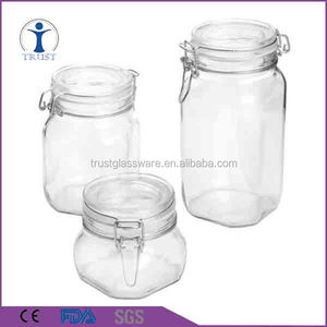 Al por mayor diferentes tipos de <span class=keywords><strong>Bormioli</strong></span> <span class=keywords><strong>Rocco</strong></span> <span class=keywords><strong>Fido</strong></span> claro 33 oz frasco de vidrio - Product Image 2